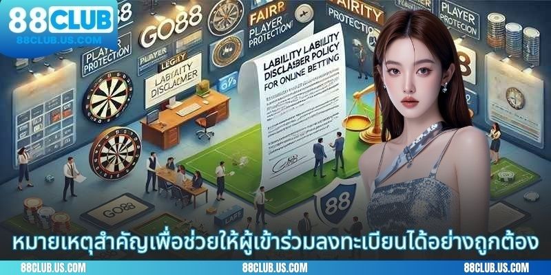 หมายเหตุสำคัญเพื่อช่วยให้ผู้เข้าร่วมลงทะเบียนได้อย่างถูกต้อง